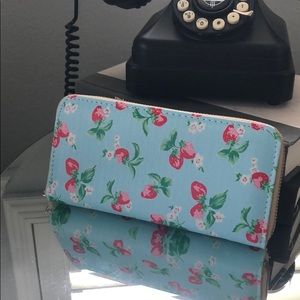 Strawberry wallet clutch